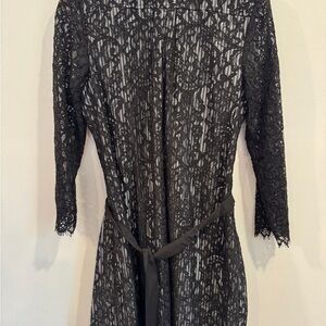 Elegant Black Lace Dress